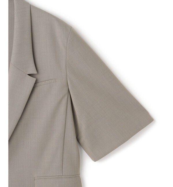 ADAM ET ROPE'「【EMOELLE】ハーフスリーブジャケット」|テーラードジャケット|