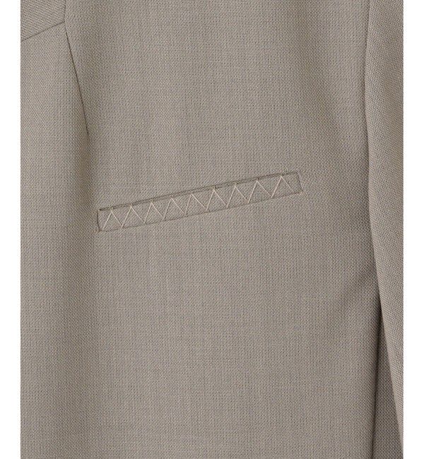 ADAM ET ROPE'「【EMOELLE】ハーフスリーブジャケット」|テーラードジャケット|