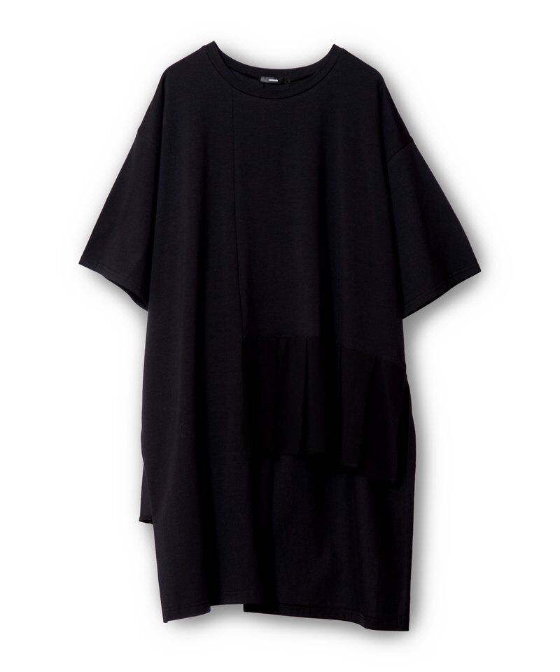  「アシンメトリー切替Tシャツ」|Tシャツ・カットソー|