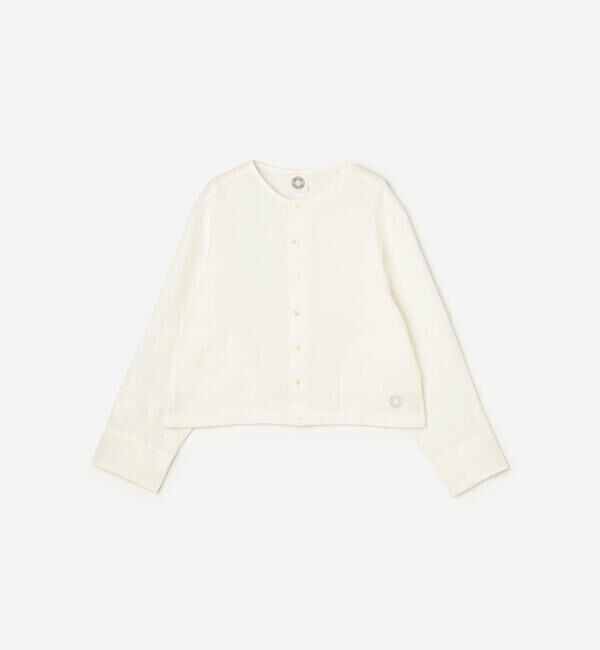 ORCIVAL「ORCIVAL | リネン クルーネックカーディガン WOMEN」|カーディガン|