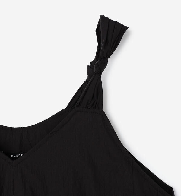  「eunoia | ツイスト Vネックノースリーブワンピース WOMEN」|ワンピース|