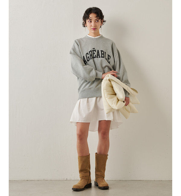 THE PAUSE「【THE PAUSE】ロゴスウェットプルオーバー」|Tシャツ・カットソー|