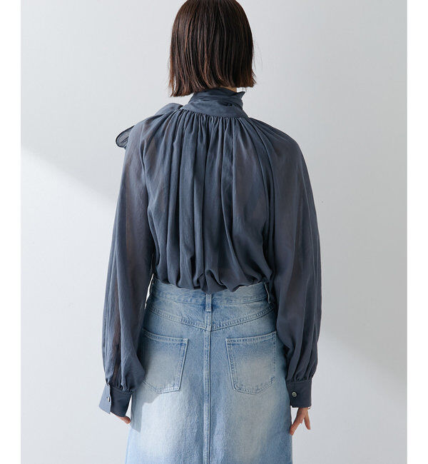  「ローンボウタイブラウス」|シャツ・ブラウス|
