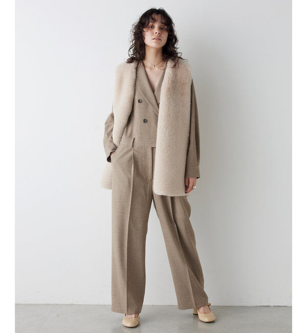 THE PAUSE「《コラボカラー》【THE PAUSE】テーラーカラージャンプスーツ」|ワンピース|