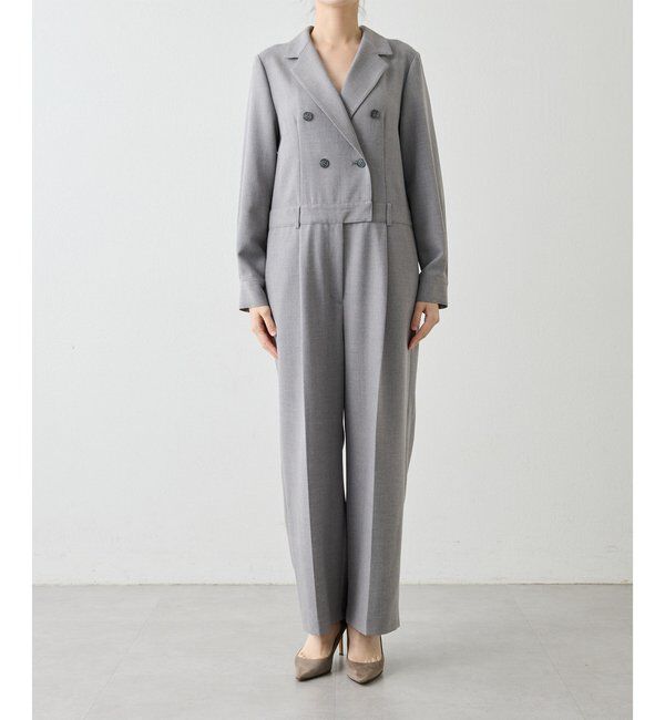 THE PAUSE「《コラボカラー》【THE PAUSE】テーラーカラージャンプスーツ」|ワンピース|