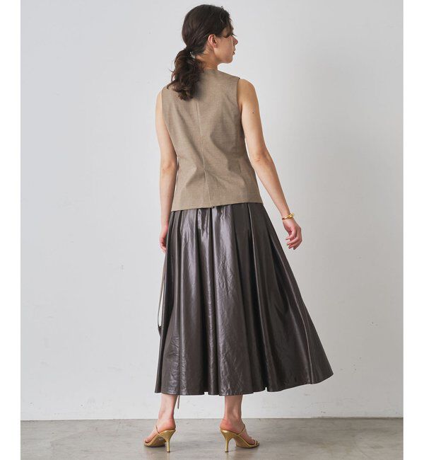  「ノーカラーベスト」|ベスト・ジレ|