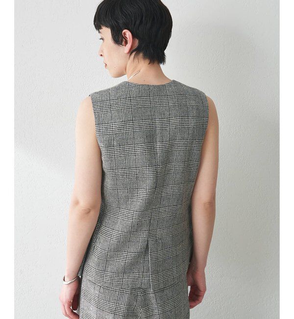  「ノーカラーベスト」|ベスト・ジレ|