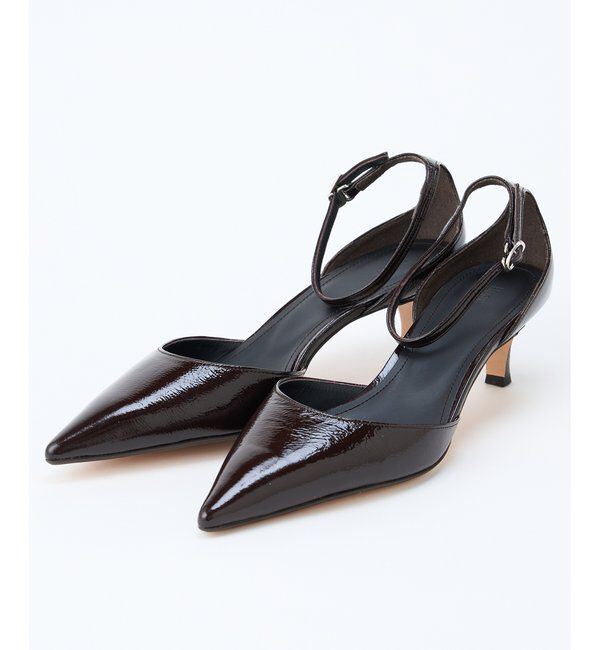 Hoaw.「【Hoaw.】エナメルポインテッドパンプス」|パンプス|
