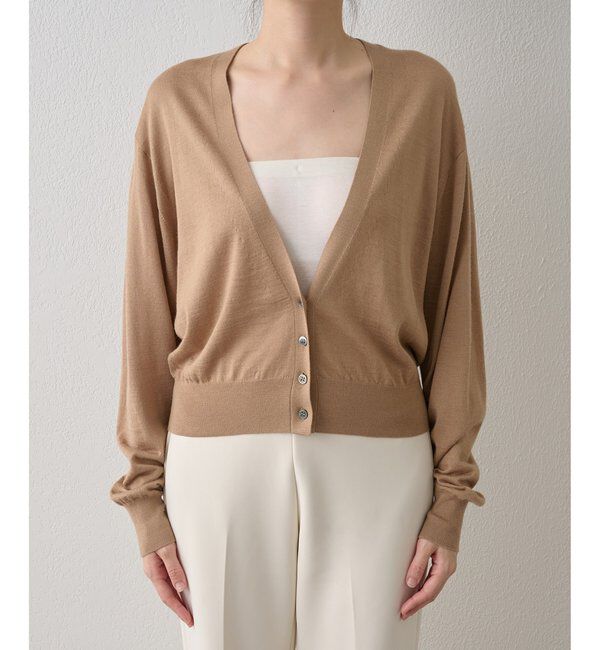  「16G Vネックカーディガン」|ニット・セーター|