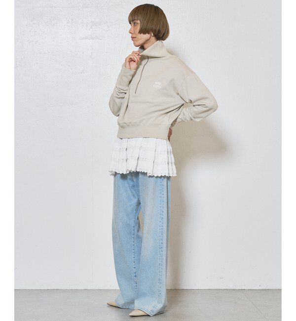  「ハーフジップロゴ裏毛プルオーバー」|Tシャツ・カットソー|