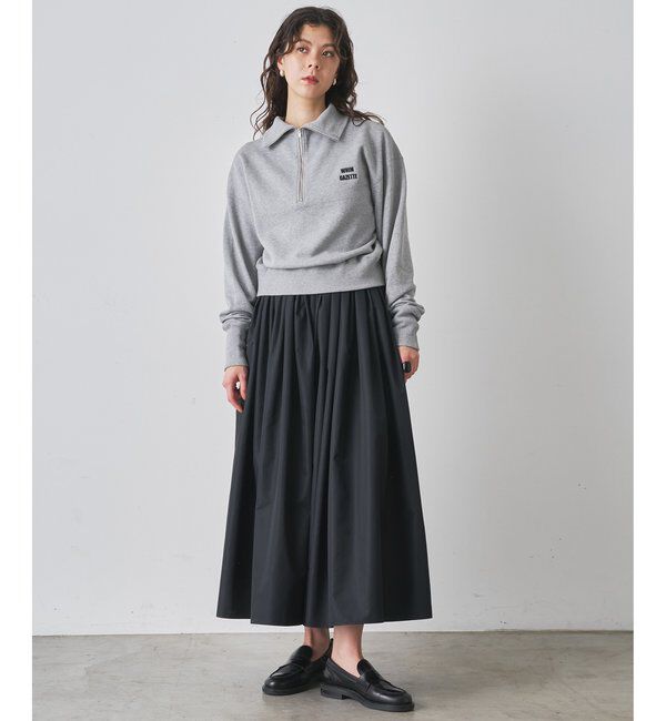  「ハーフジップロゴ裏毛プルオーバー」|Tシャツ・カットソー|