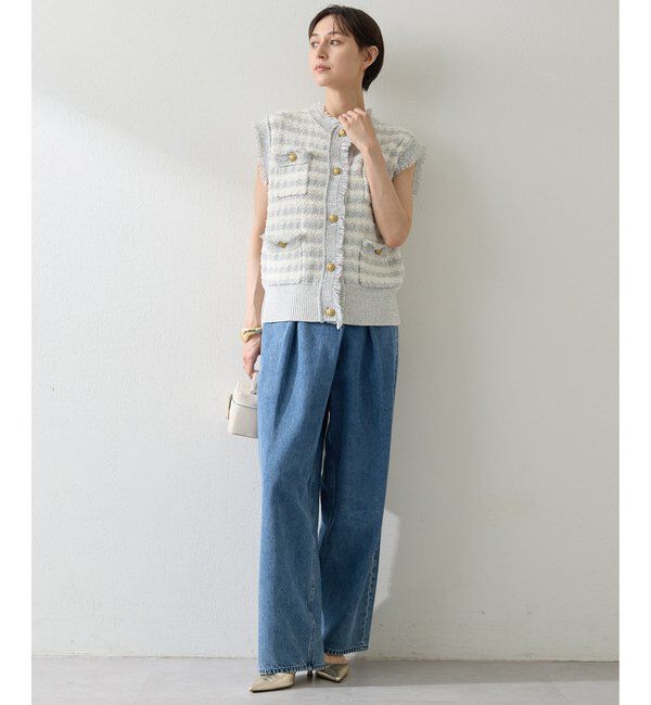  「ラップデニムパンツ」|デニム|