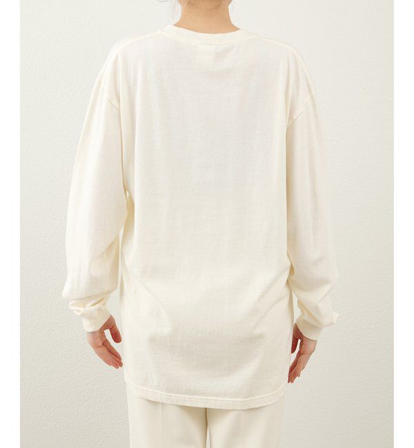  「フロッキープリントロングTシャツ」|Tシャツ・カットソー|