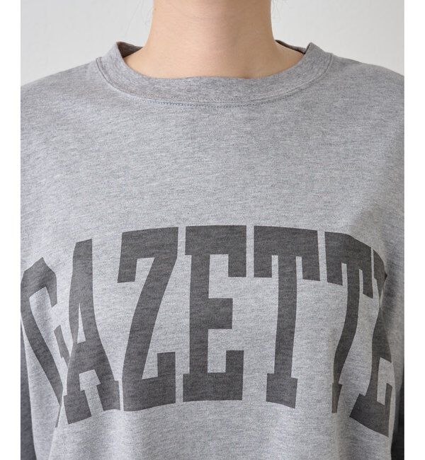  「GAZETTEロングTシャツ」|Tシャツ・カットソー|