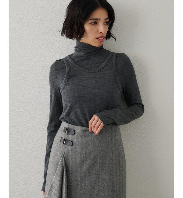  「タートルタンクプルオーバー」|Tシャツ・カットソー|チャコールグレー