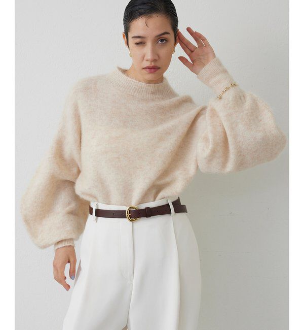 THE PAUSE「【THE PAUSE】バレルスリーブニット」|ニット・セーター|