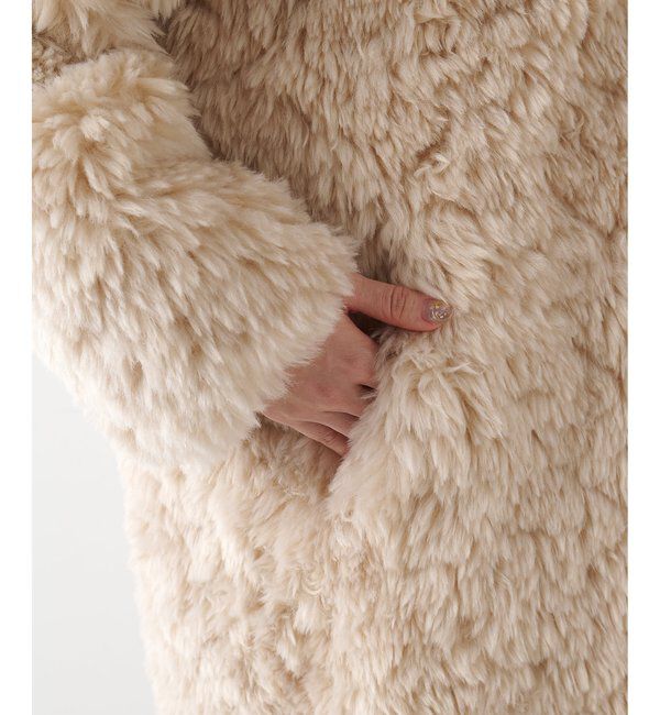  「【THE PAUSE】フェイクファーロングコート」|その他|