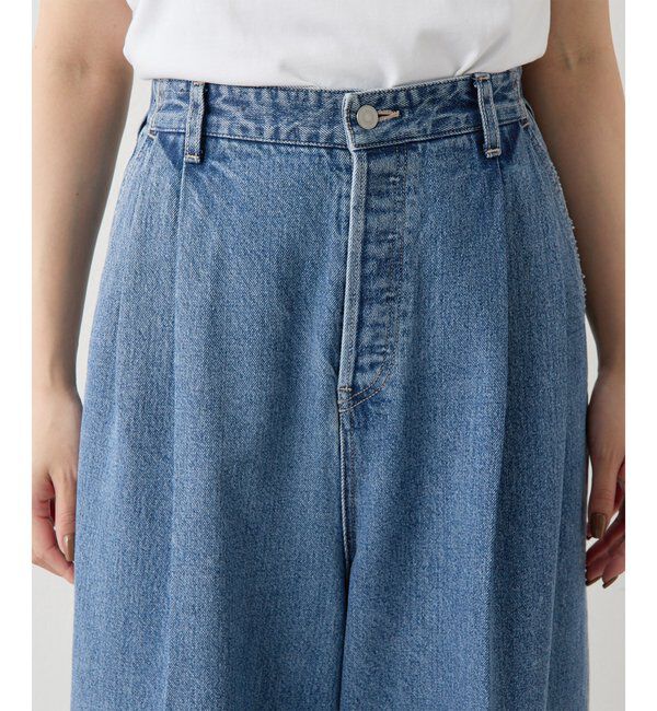  「ワイドデニムイージーパンツ」|デニム|