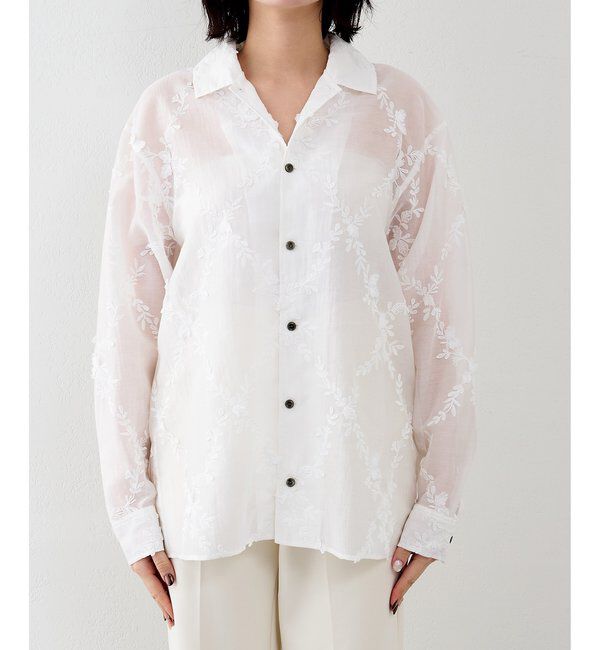  「3D刺繍シャツ」|シャツ・ブラウス|