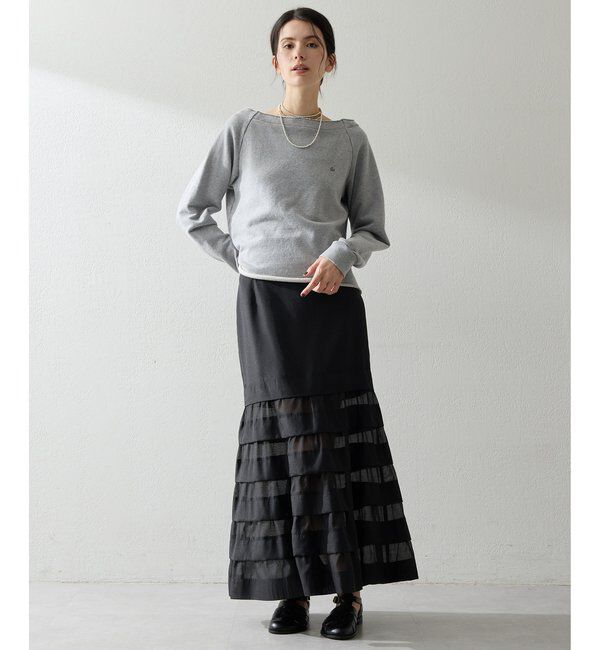  「【一部店舗＆WEB限定カラー】オフショル刺繍プルオーバー」|Tシャツ・カットソー|