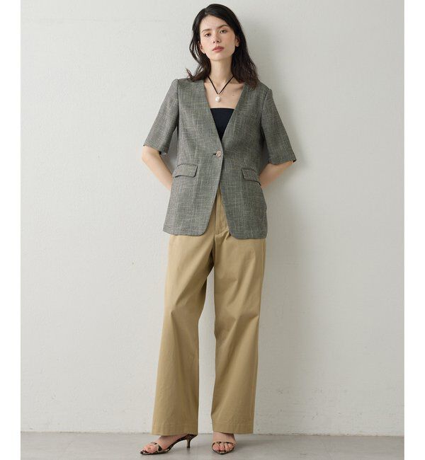 Drawing Numbers「【Drawing Numbers】カラミハーフスリーブジャケット」|その他|