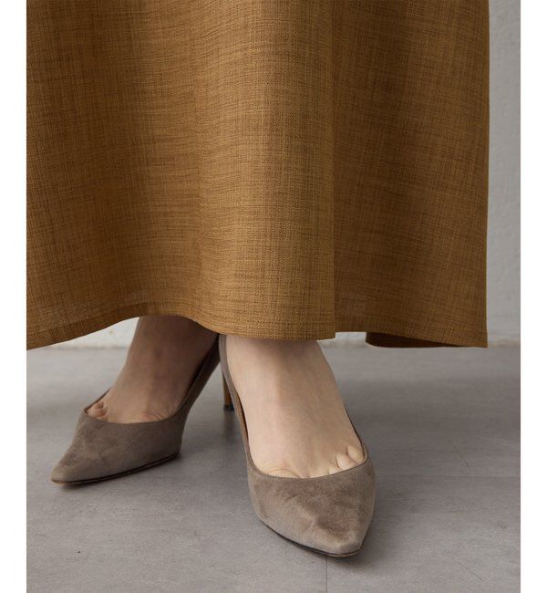 Drawing Numbers「【Drawing Numbers】フェイクリネンサロペットワンピース」|ワンピース|