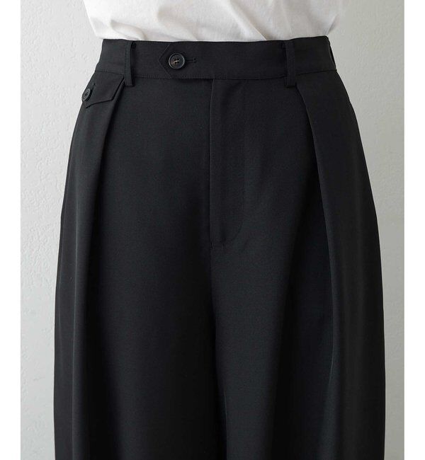  「＜WEB限定＞【Nuition】リネンライクコクーンパンツ」|チノ|