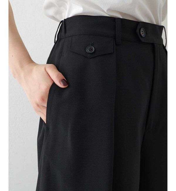  「＜WEB限定＞【Nuition】リネンライクコクーンパンツ」|チノ|