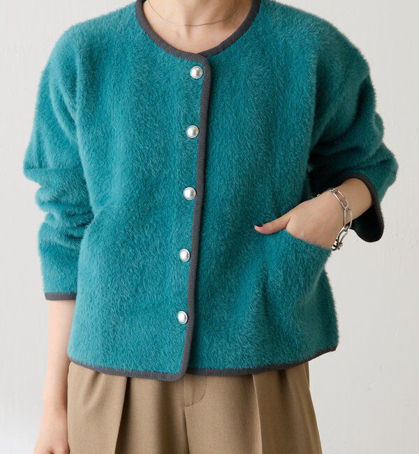  「ミニシャギーカーディガン」|ニット・セーター|