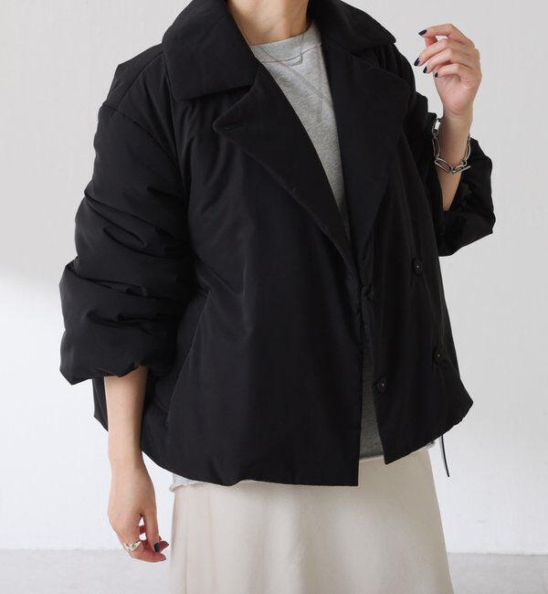  「【洗えるコート/500g】ウォッシャブル中綿ジャケット」|その他|