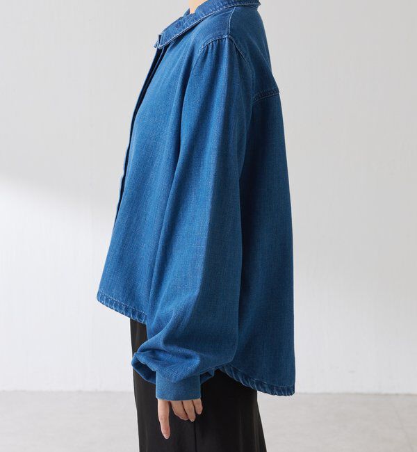  「Q.anos 2WAYデニムシャツ」|シャツ・ブラウス|