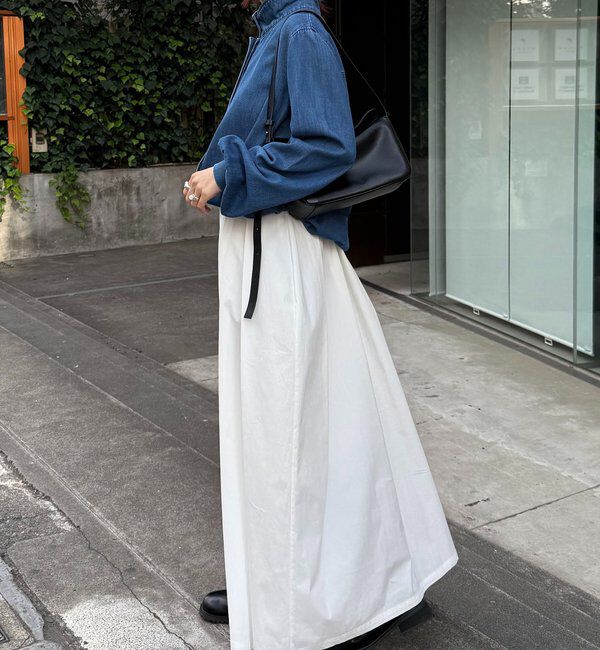  「Q.anos 2WAYデニムシャツ」|シャツ・ブラウス|