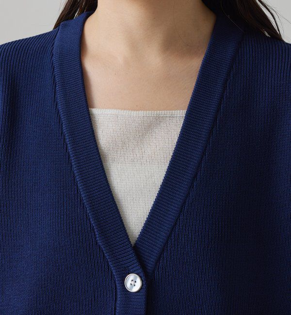  「ツヤボタンカーディガン」|ニット・セーター|