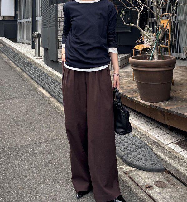  「ベーシックシアーロンT」|Tシャツ・カットソー|