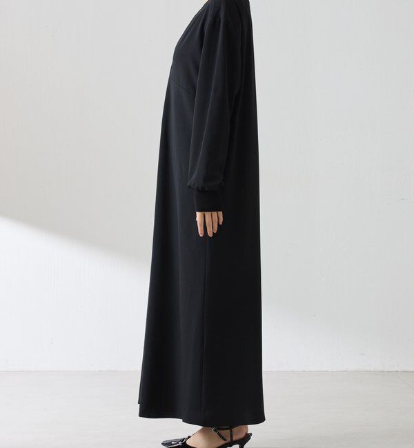  「ジャージVネックワンピース/セレモニー」|ワンピース|