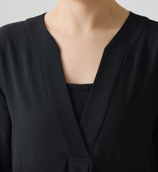  「ジャージVネックワンピース/セレモニー」|ワンピース|