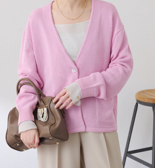  「コットン混カーディガン」|ニット・セーター|