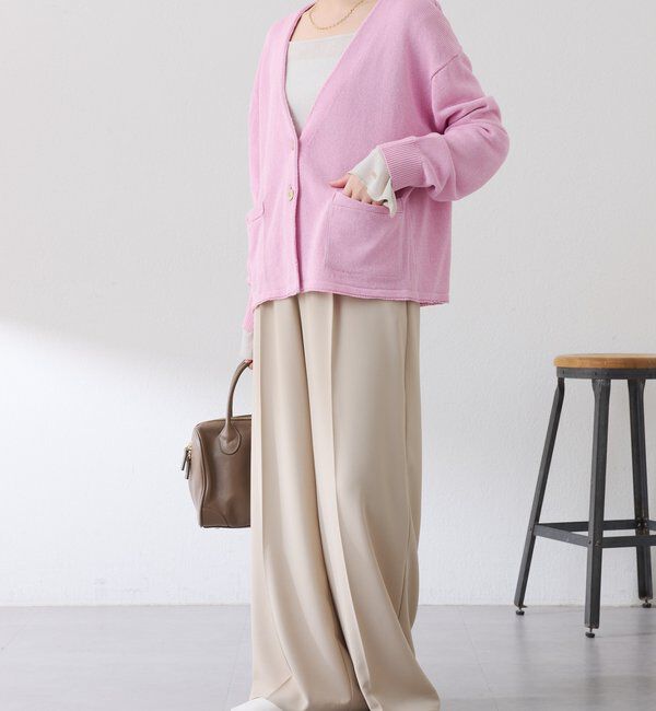  「コットン混カーディガン」|ニット・セーター|