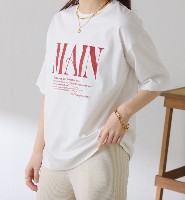  「オーバーロゴTシャツ」|Tシャツ・カットソー|