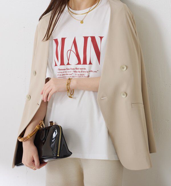  「オーバーロゴTシャツ」|Tシャツ・カットソー|