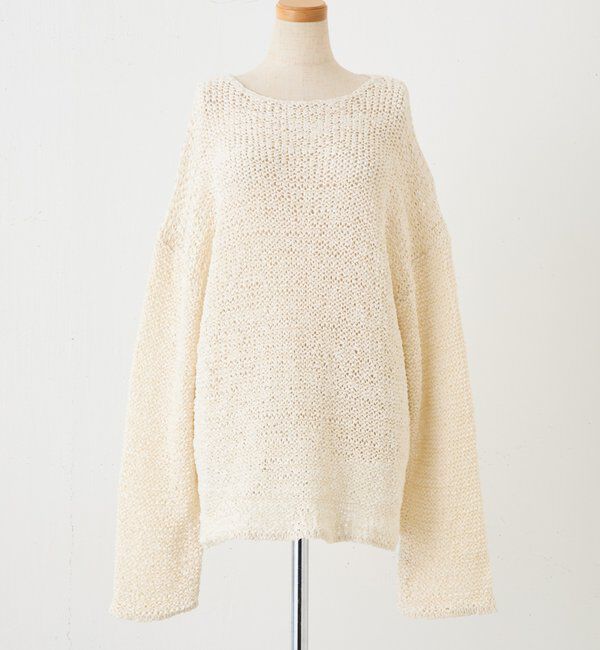  「【CEPIE./セピエ】テープヤーンニット」|ニット・セーター|オフホワイト
