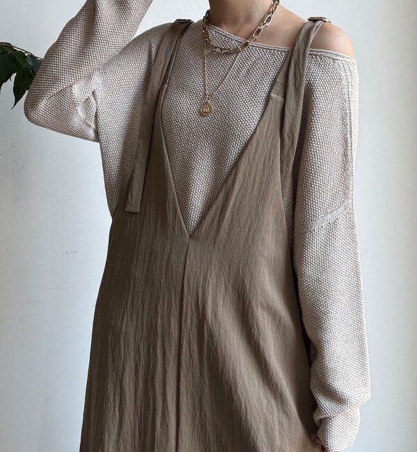  「【新色追加/前後2WAYで着られる】深Vワンピース」|ワンピース|