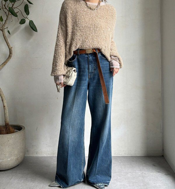  「【柔らかい着心地】袖シアーリブTEE」|Tシャツ・カットソー|