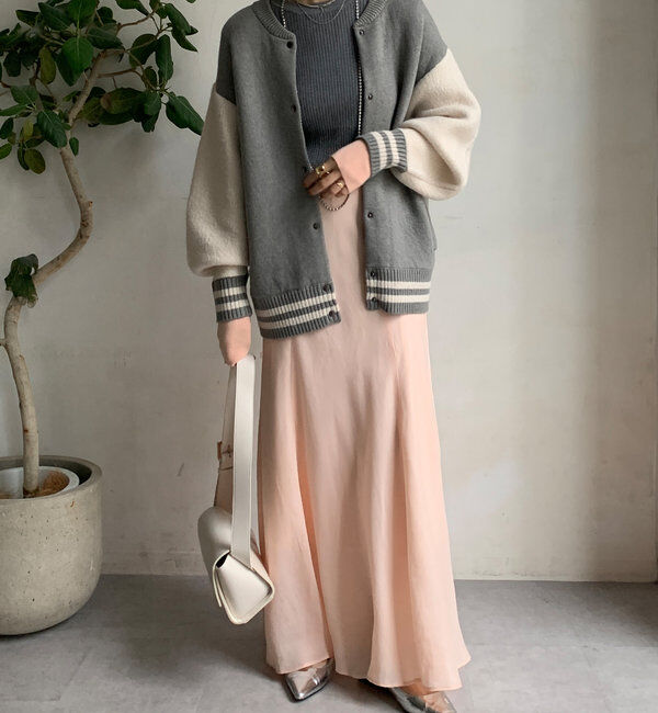  「キュプラ混フレアスカート」|スカート|