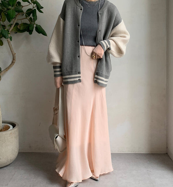  「キュプラ混フレアスカート」|スカート|