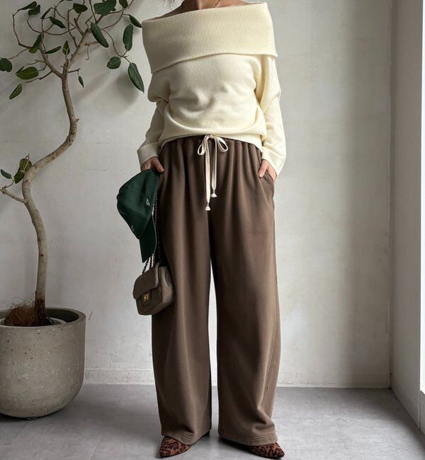  「ドロストスウェットパンツ」|チノ|