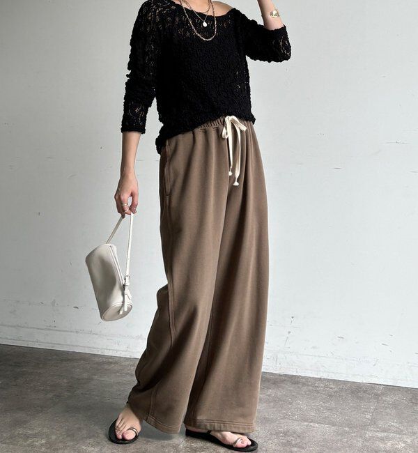  「ドロストスウェットパンツ」|チノ|