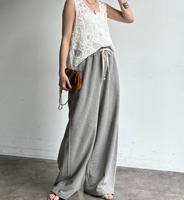  「ドロストスウェットパンツ」|チノ|