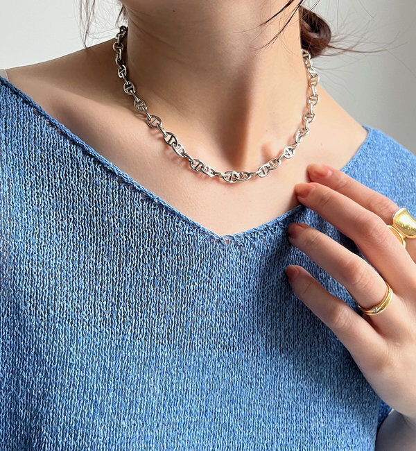  「マンテルチェーンネックレス」|ネックレス|シルバー