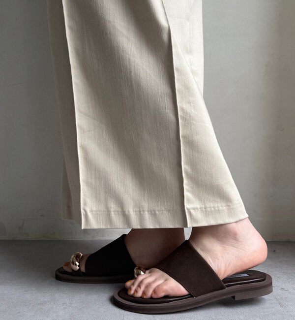  「GOLDリングトングサンダル」|サンダル|